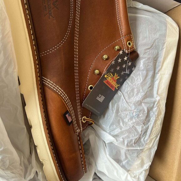 NEW Thorogood Mens sz 11 American Heritage 6” Moc Toe Tobacco Brown Leather Boot main image 6